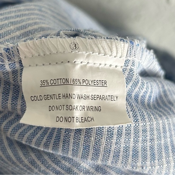 Hello Molly Blue Ruffle Backless Romper Size Medium - Picture 5 of 5